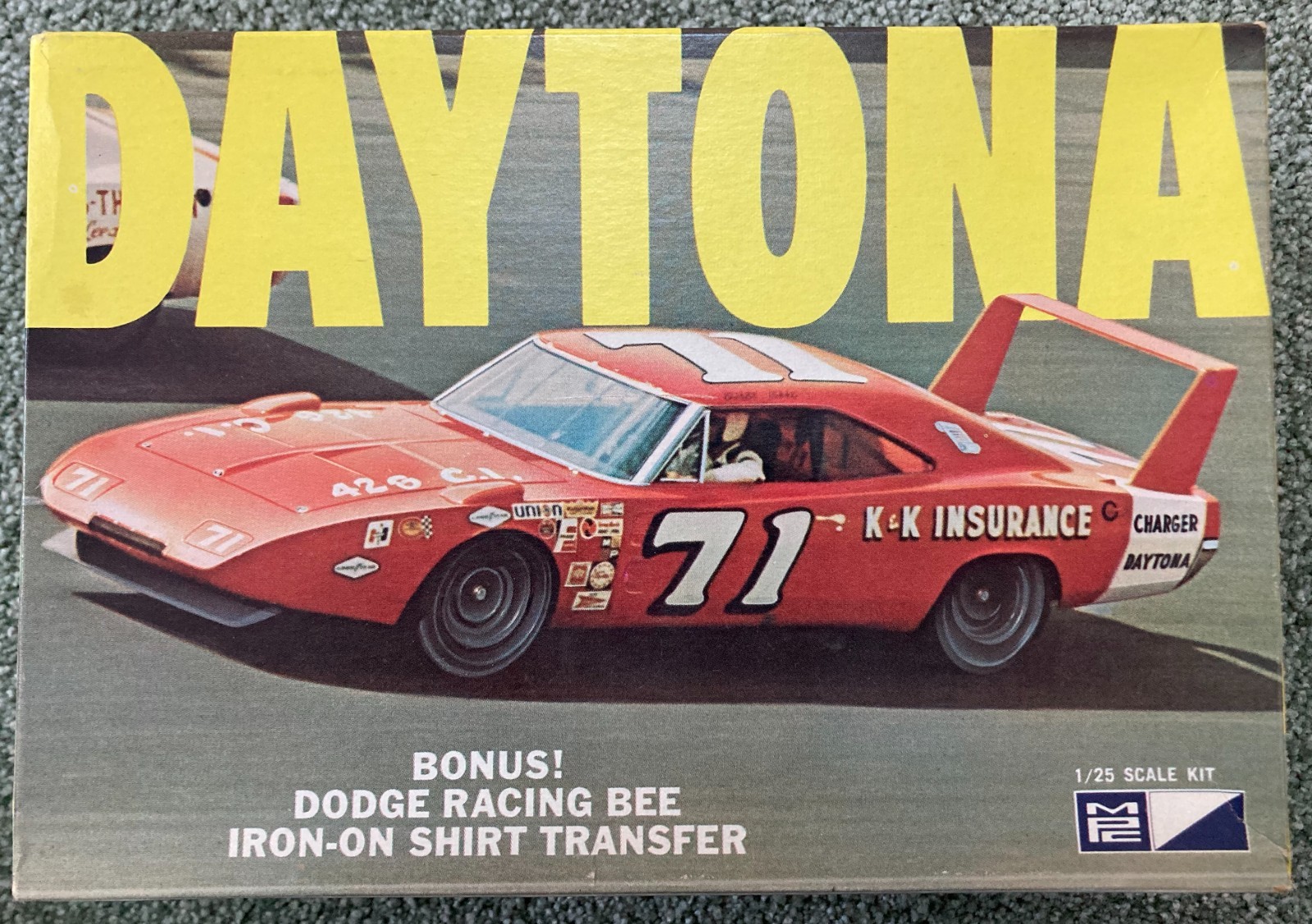 Original 1969 1970 MPC Dodge Charger Daytona Nascar MODEL Original 1969 1970 MPC Dodge Charger Daytona Nascar MODEL