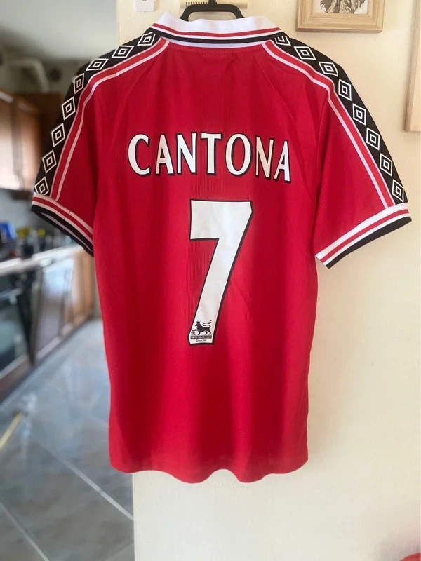 Vintage Manchester United 1996 1997 Home Shirt Cantona 7 Football Jersey Vintage Manchester United 1996 1997 Home Shirt Cantona 7 Football Jersey