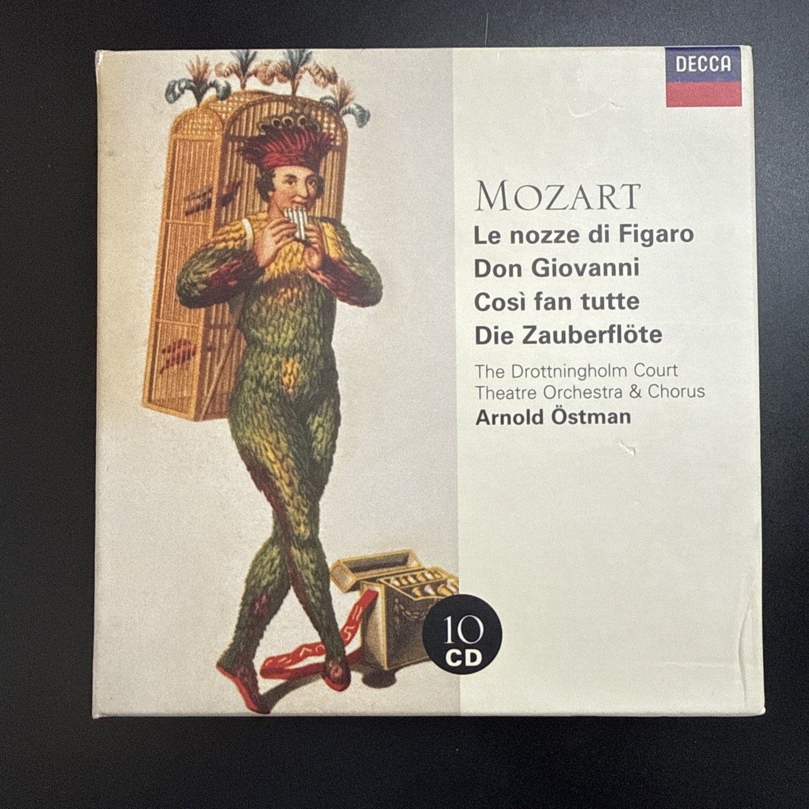 Mozart Figaro Don Giovanni Cosi Fan Tutte, Ostman [Decca 10 CD Set] NM