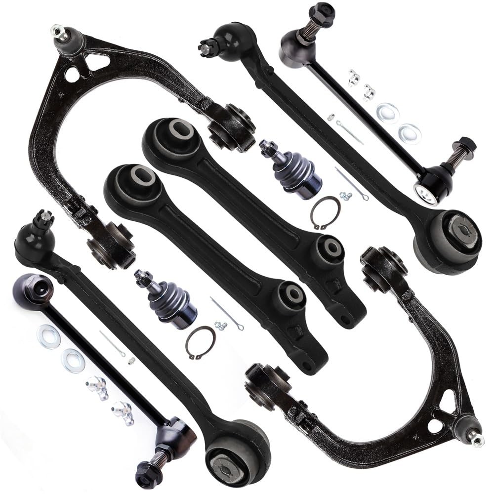 10pcs Upper Lower Control Arm Ball Joint Sway Bar For 11- Charger