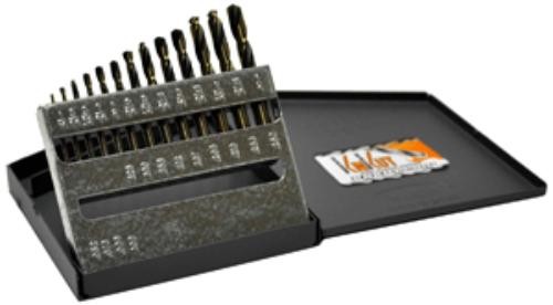 KnKut Performance 13KK7 13-Piece Stubby Drill Bit Set 1/16-1/4