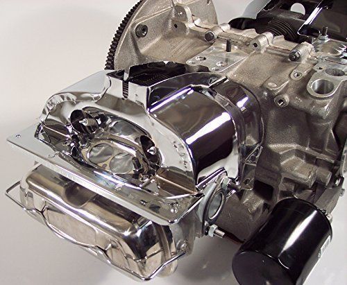 EMPI 9063 VW BUG ENGINE DUAL PORT CYLINDER HEAD SHROUD TIN CHROME
