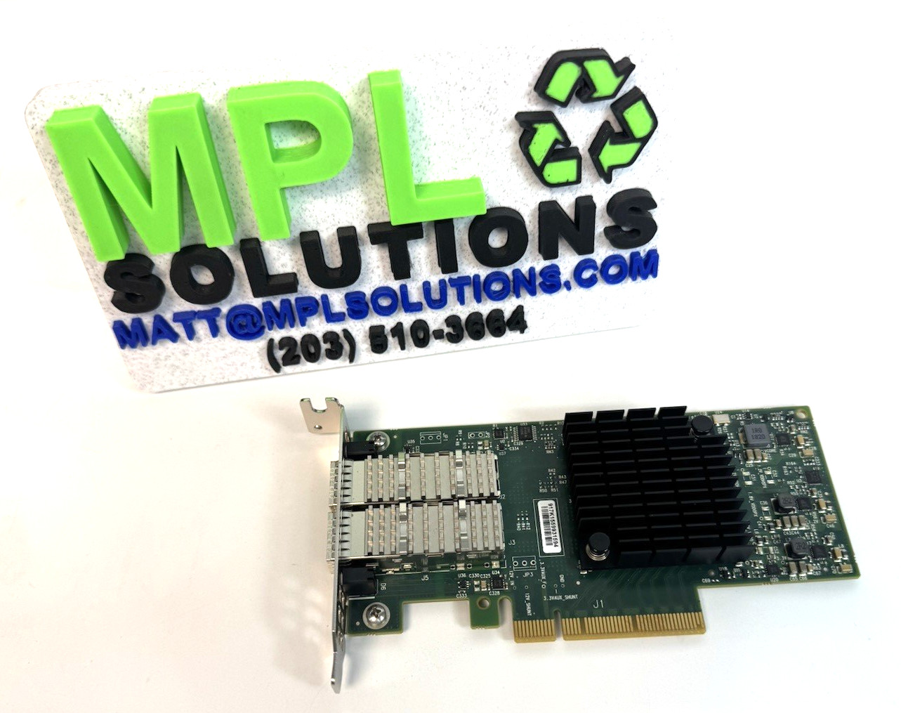 20NJD Dell Mellanox CX4121C 2 Port 25GB Network Adapter Half Height No SFP 20NJD Dell Mellanox CX4121C 2 Port 25GB Network Adapter Half Height No SFP