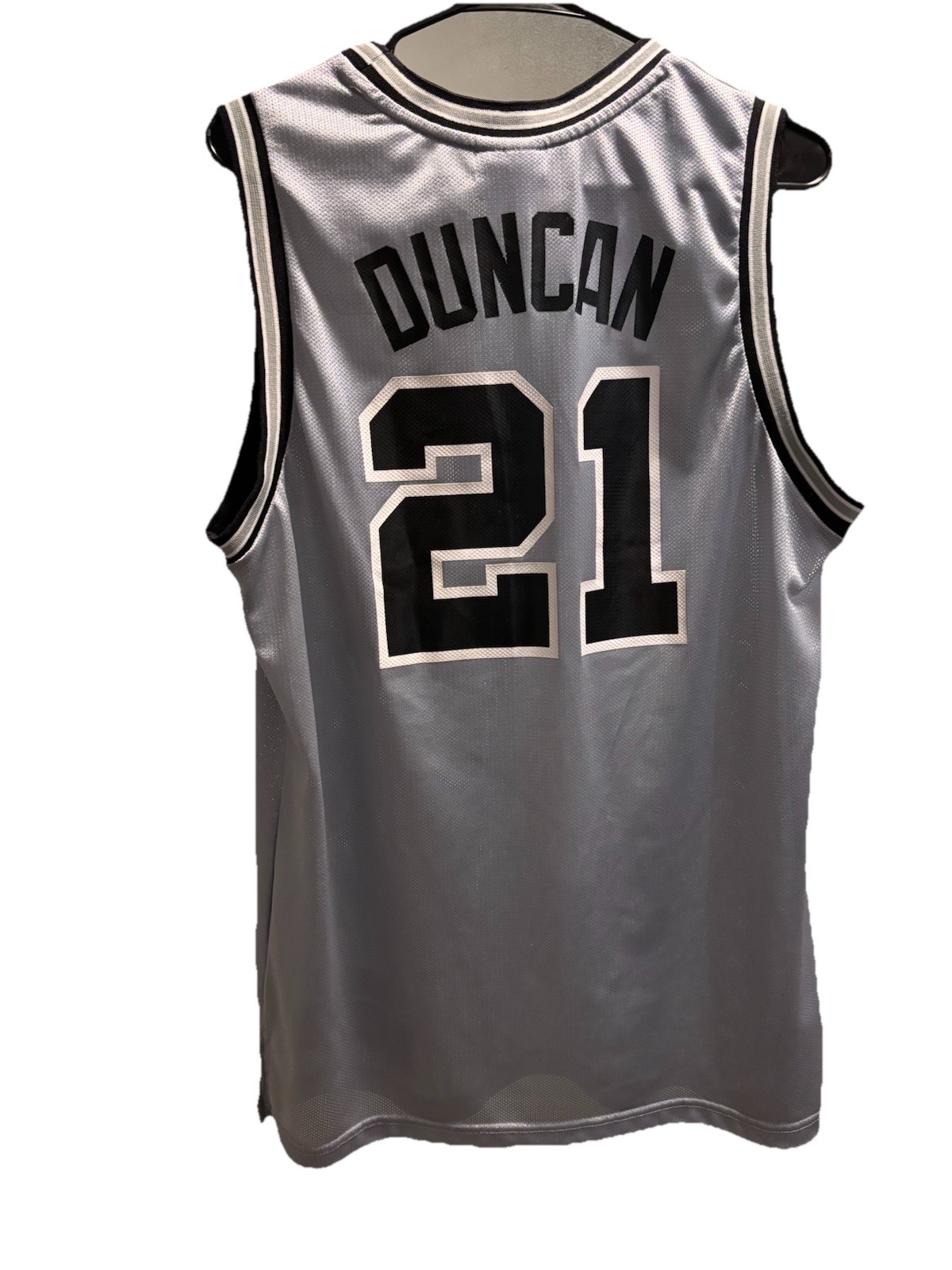Tim Duncan San Antonio Spurs NBA Jersey Men M Reebok HWC Vintage 1973/1974 #21