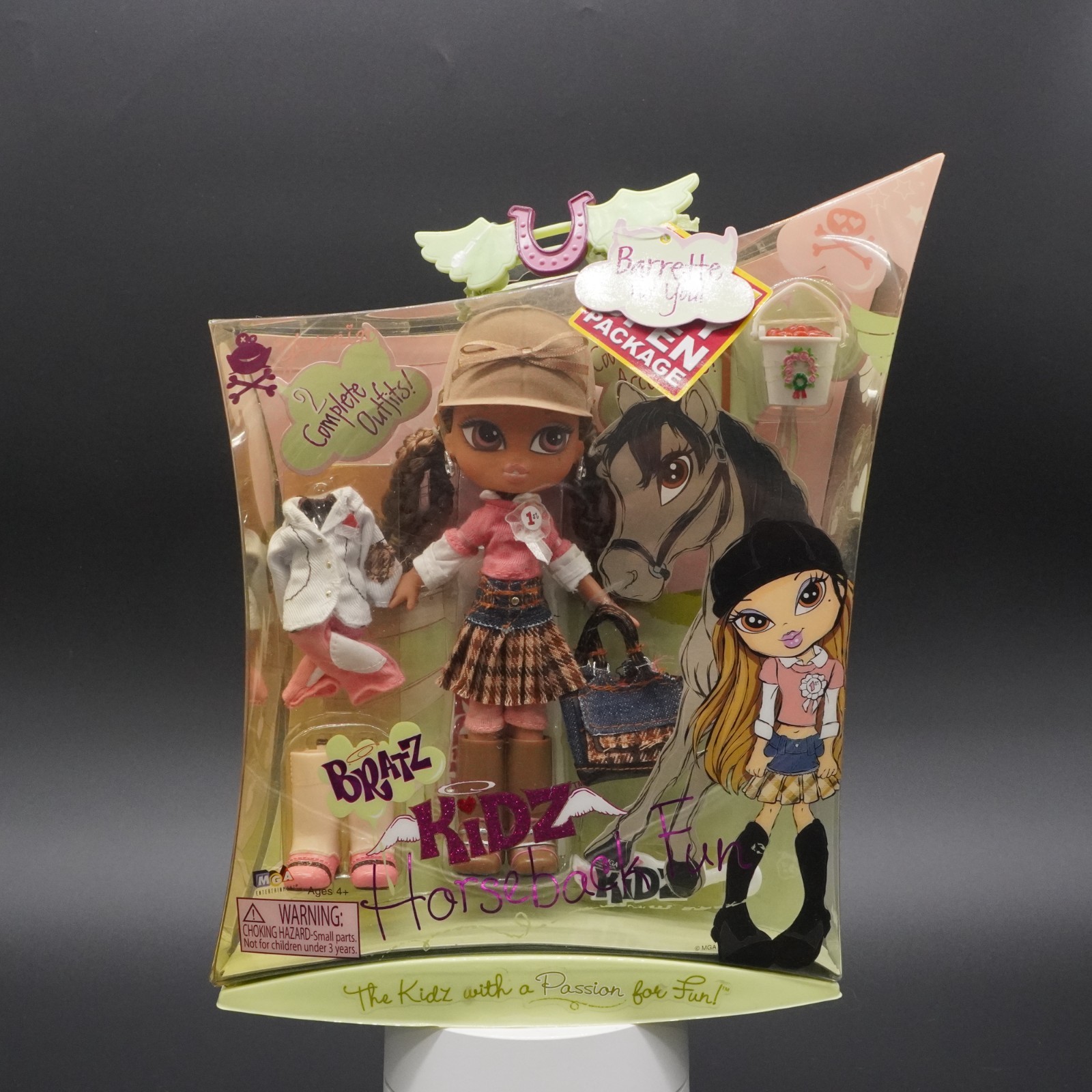 Girlz Girl Bratz Kidz Kid Horseback Fun Yasmin Doll Accessories New Apples