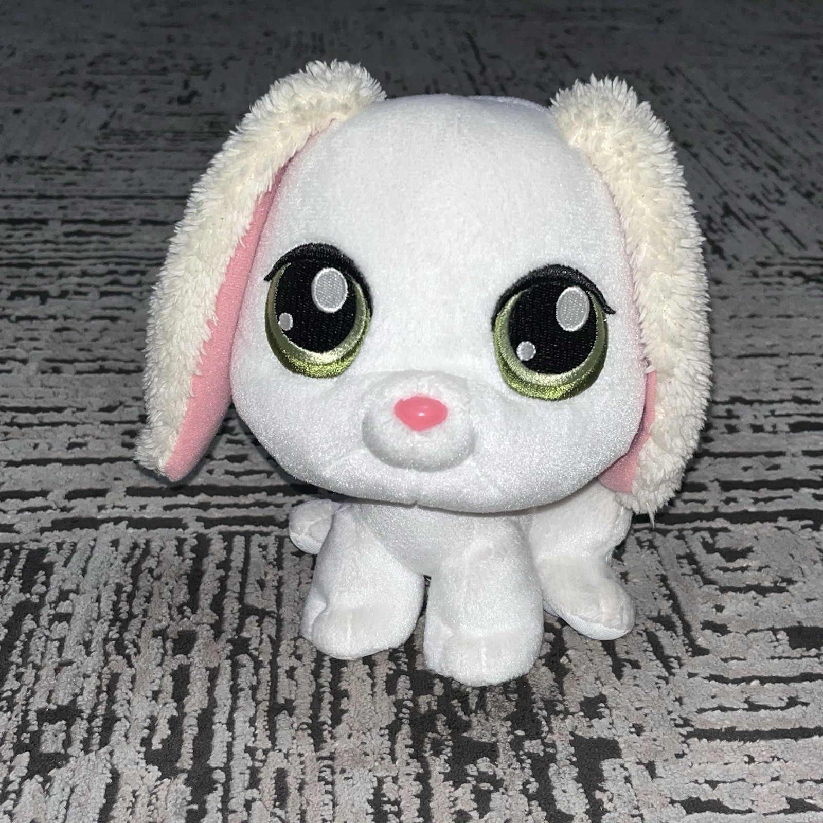 Rare Hasbro Littlest Pet Shop LPS Plush Lop Bunny Rabbit Toy from 2005 Rare Hasbro Littlest Pet Shop LPS Plush Lop Bunny Rabbit Toy from 2005