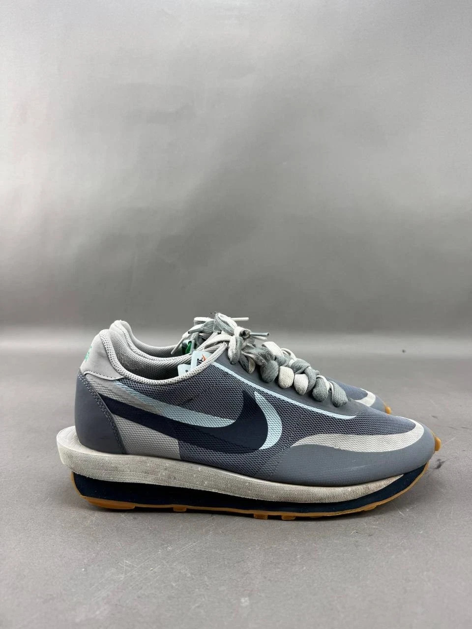 Nike x Sacai x CLOT Kiss of Death LD Waffle Gray Sneakers, Size 11 DH3114-001 Nike x Sacai x CLOT Kiss of Death LD Waffle Gray Sneakers, Size 11 DH3114-001