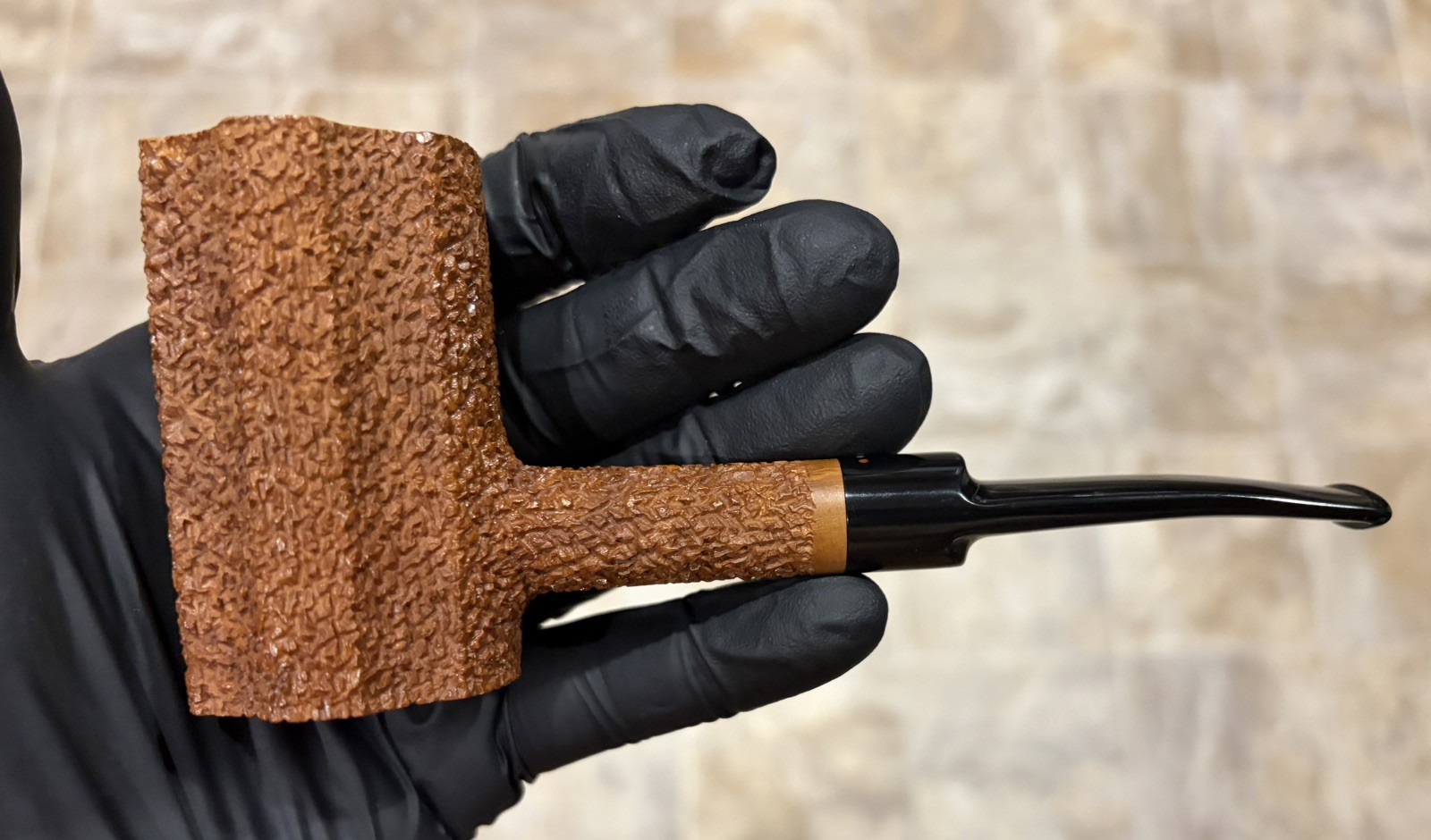 UNSMOKED Dr. Bob Kiess Patriot (RL) Chimney American briar pipe