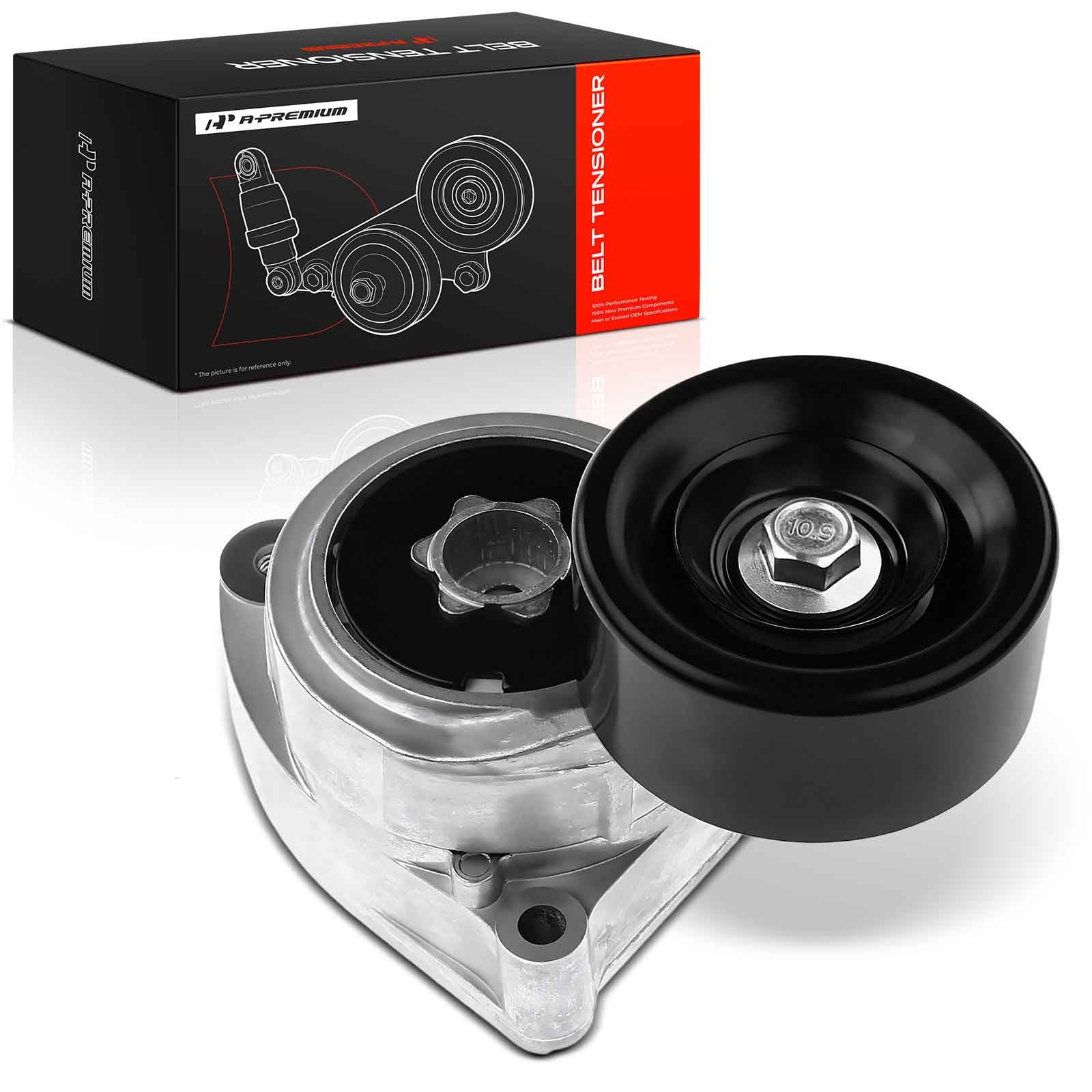 A-Premium Belt Tensioner with Pulley for Honda CR-V Civic Accord Element Acura A-Premium Belt Tensioner with Pulley for Honda CR-V Civic Accord Element Acura