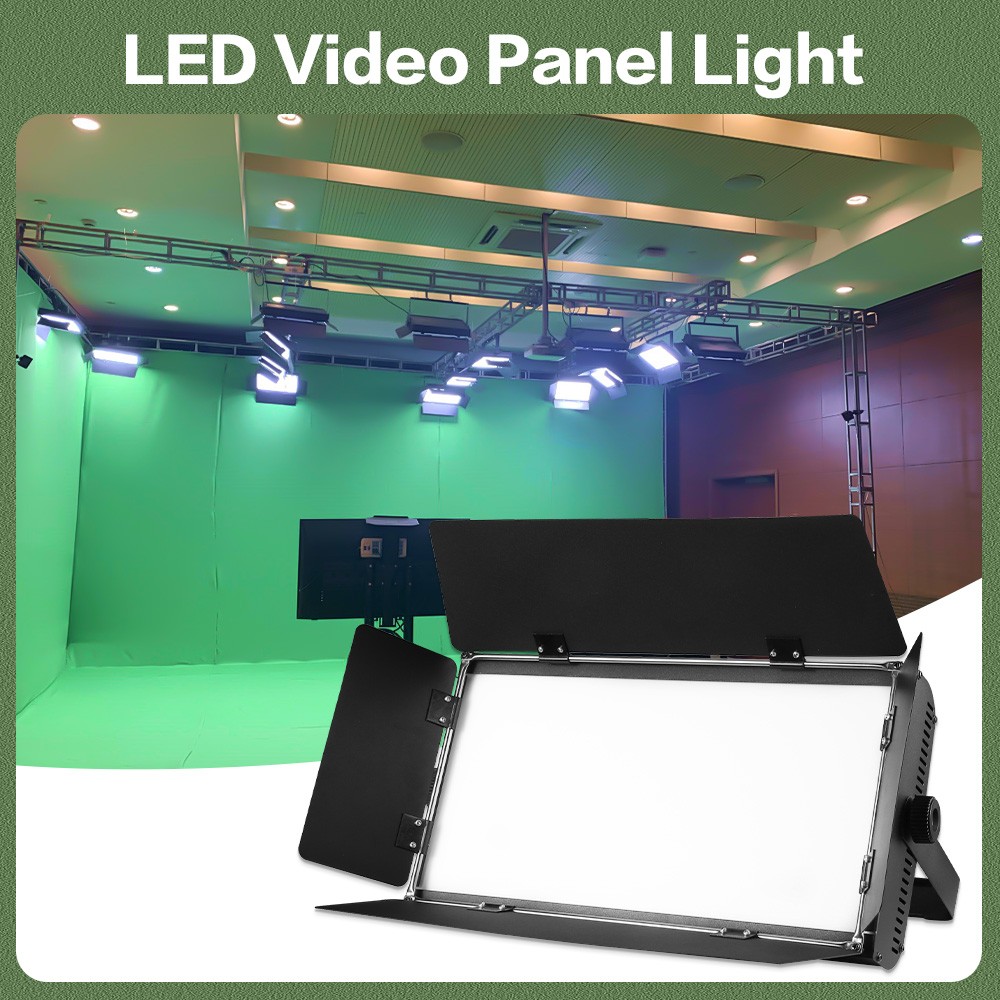 200W 423pcs Video Studio LED Panel Light Warm/Cool White DMX512 for Photography