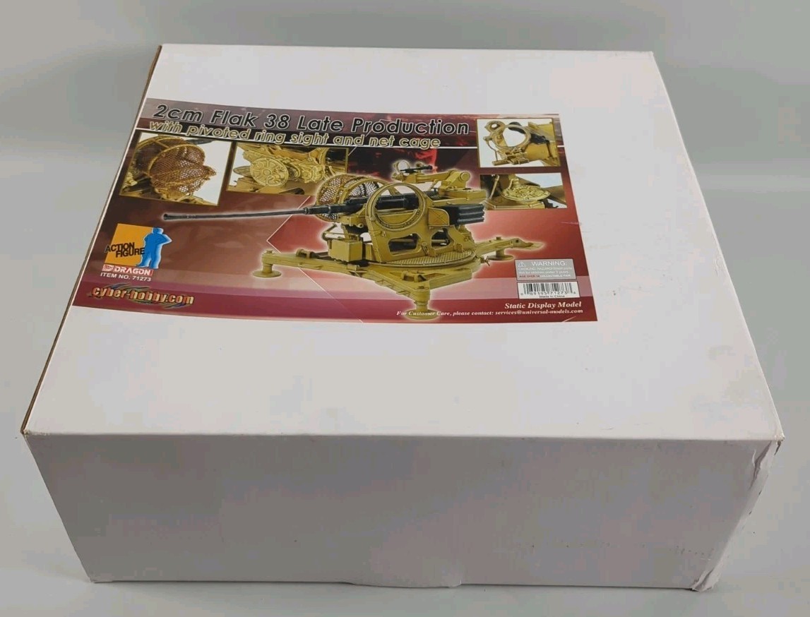 Dragon Cyber-Hobby 1:6 WWII 2cm Flak 38 Late Production Static Display#71273 Dragon Cyber-Hobby 1:6 WWII 2cm Flak 38 Late Production Static Display#71273