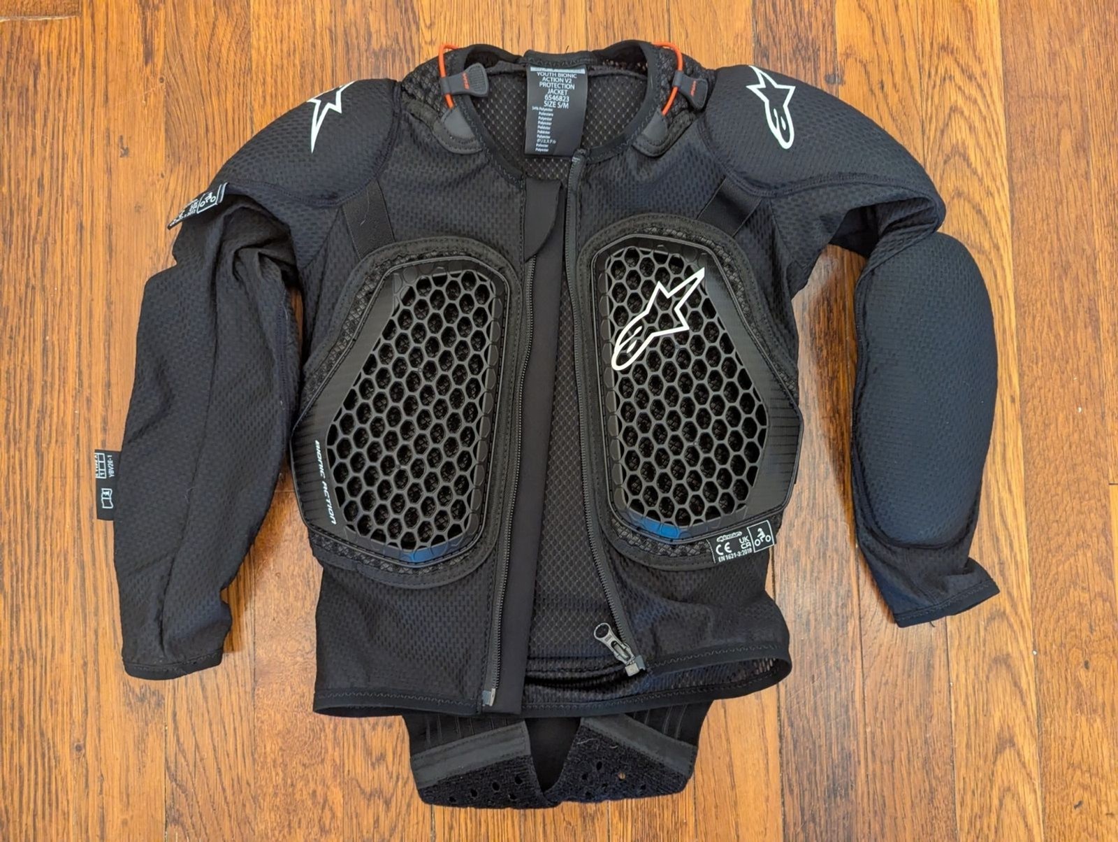Alpinestars Youth Bionic Action V2 Jacket Motorcycle ATV Mountain Biking - S/M