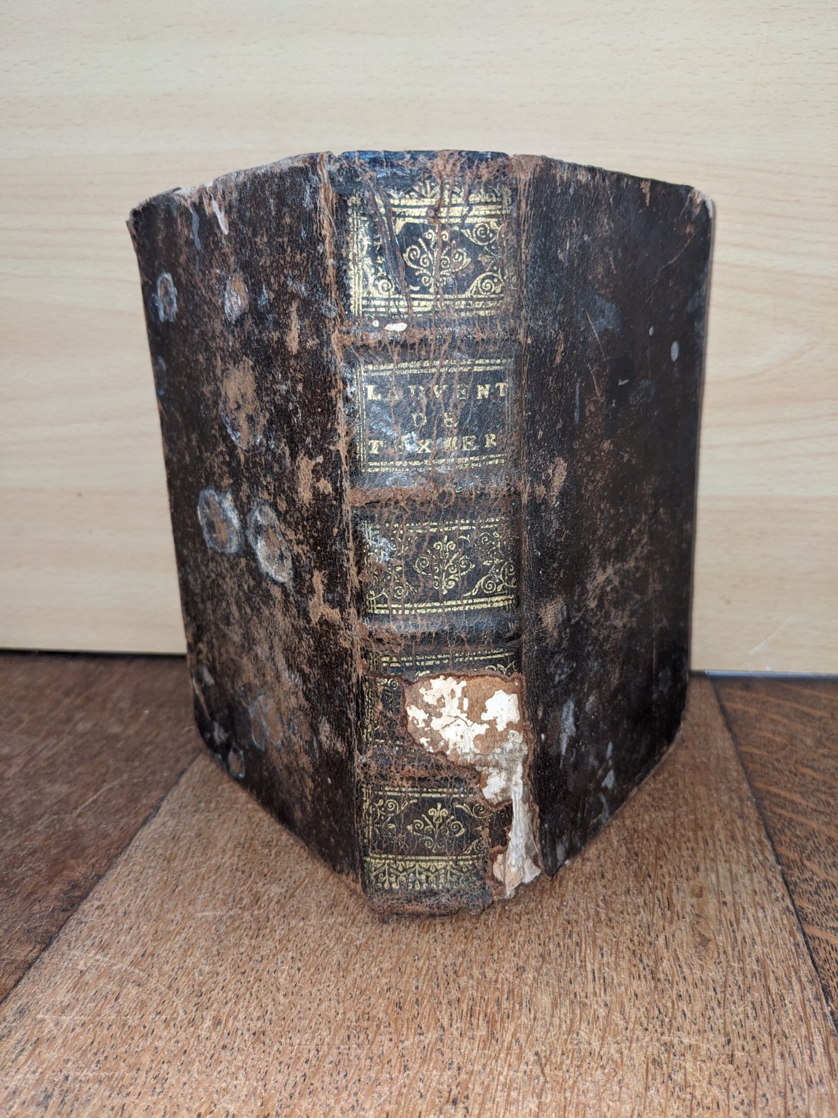 Old book - The Unhappy Impious Man or the Three Curses of the Sinner - 1679