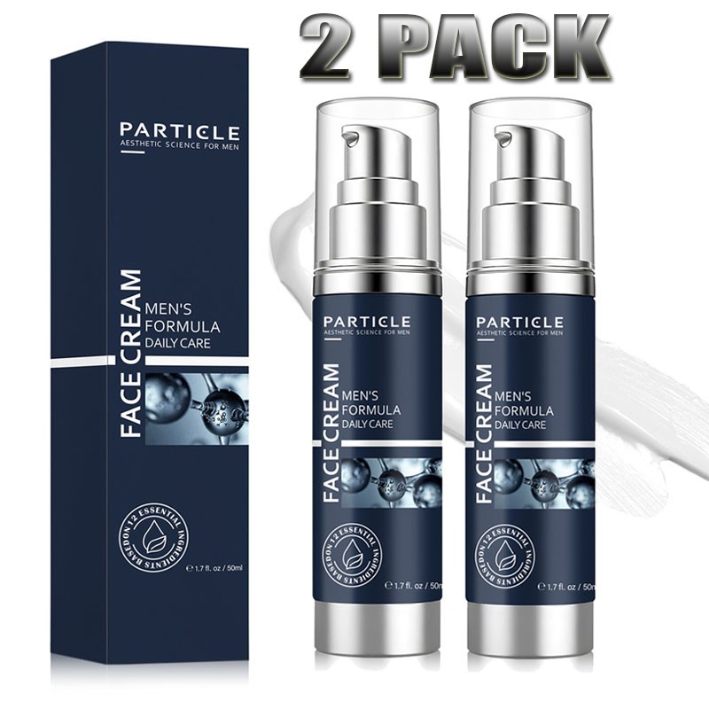 2PACK Particle Face Cream Men 6 in 1 Anti-Aging Cream Fights Eye Bags Dark Spots