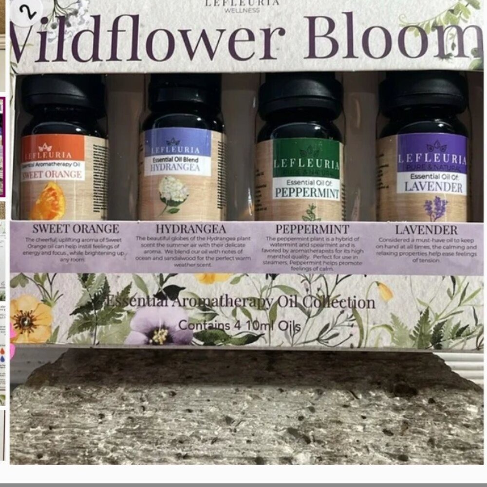 Lefleuria Wellness Wildflower Blooms Essential Aromatherapy Oil Collection