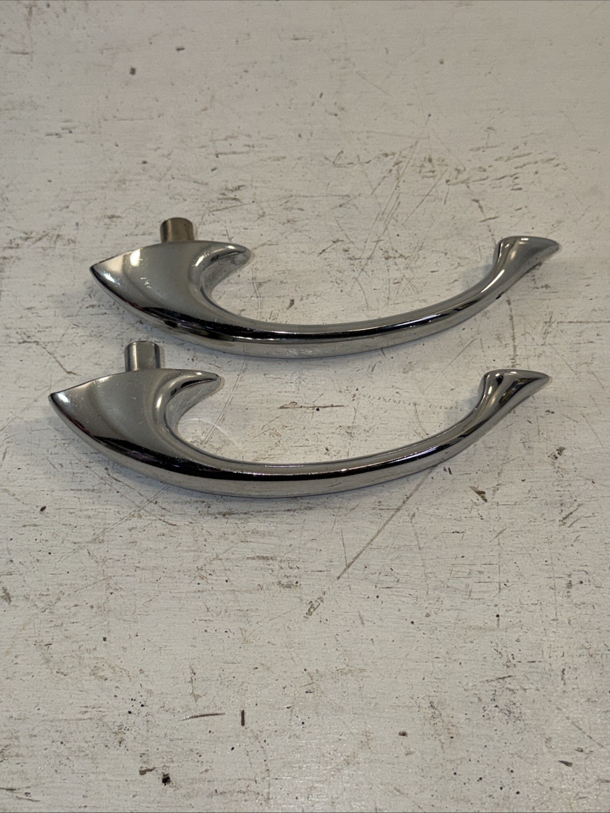 Vintage NOS OEM Chrome Door Handle Set WB 64449 J11 Triumph TR4 5 Mg Midget