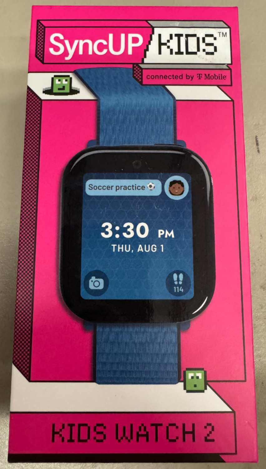 Open Box ** T-Mobile SyncUP 2 Kids Watch - 32GB - Black Open Box ** T-Mobile SyncUP 2 Kids Watch - 32GB - Black