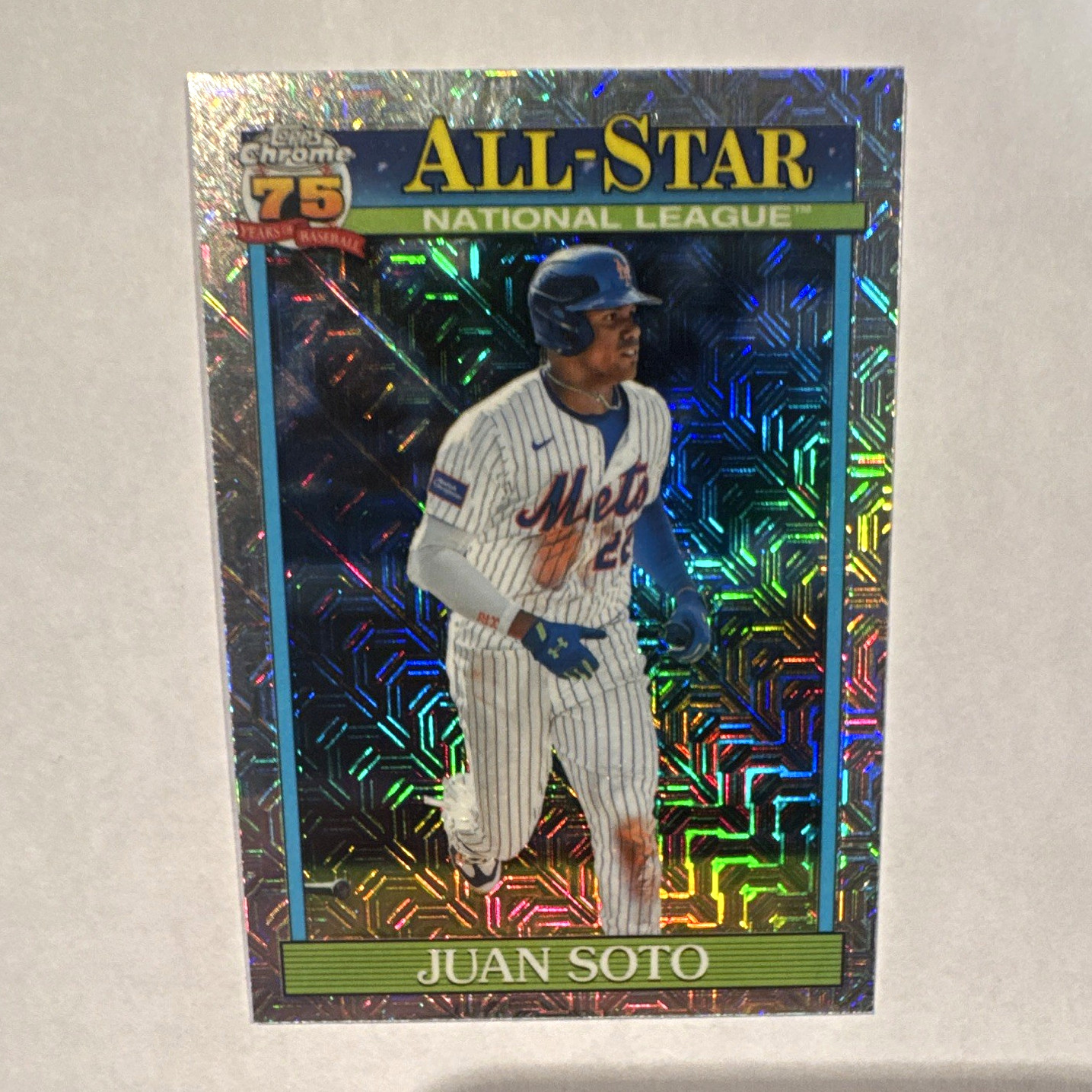 Topps 2025 Chrome All-Star National League Juan Soto Mets #91ASC-9 Insert