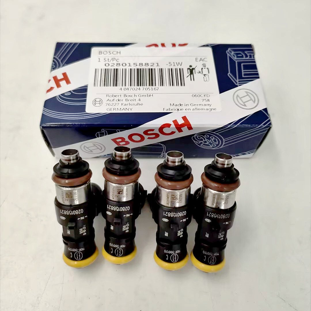 0280158821 For Bosch 210lb 2200cc EV14 4PCS High Impedance Fuel Injectors