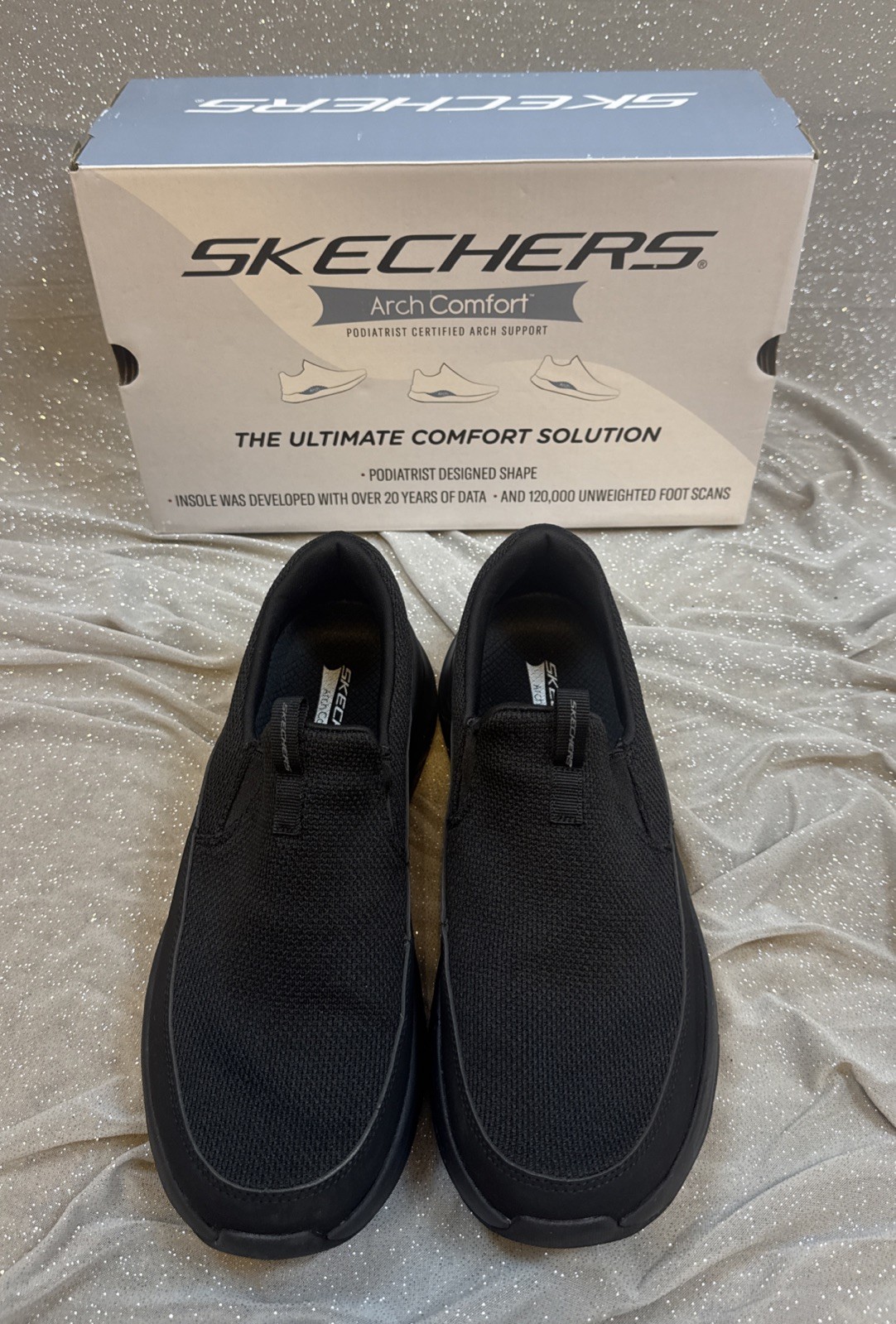 Skechers Men\'s Arch Comfort Flex Everyday Sneaker, 66751S