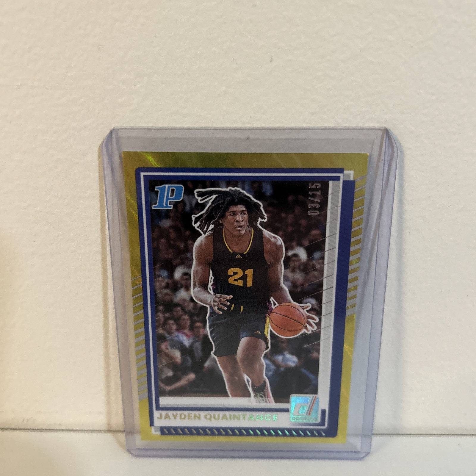 Panini Donruss 2025-26 Jayden Quaintance #72 Gold Holo SP #d /15 NIL RC