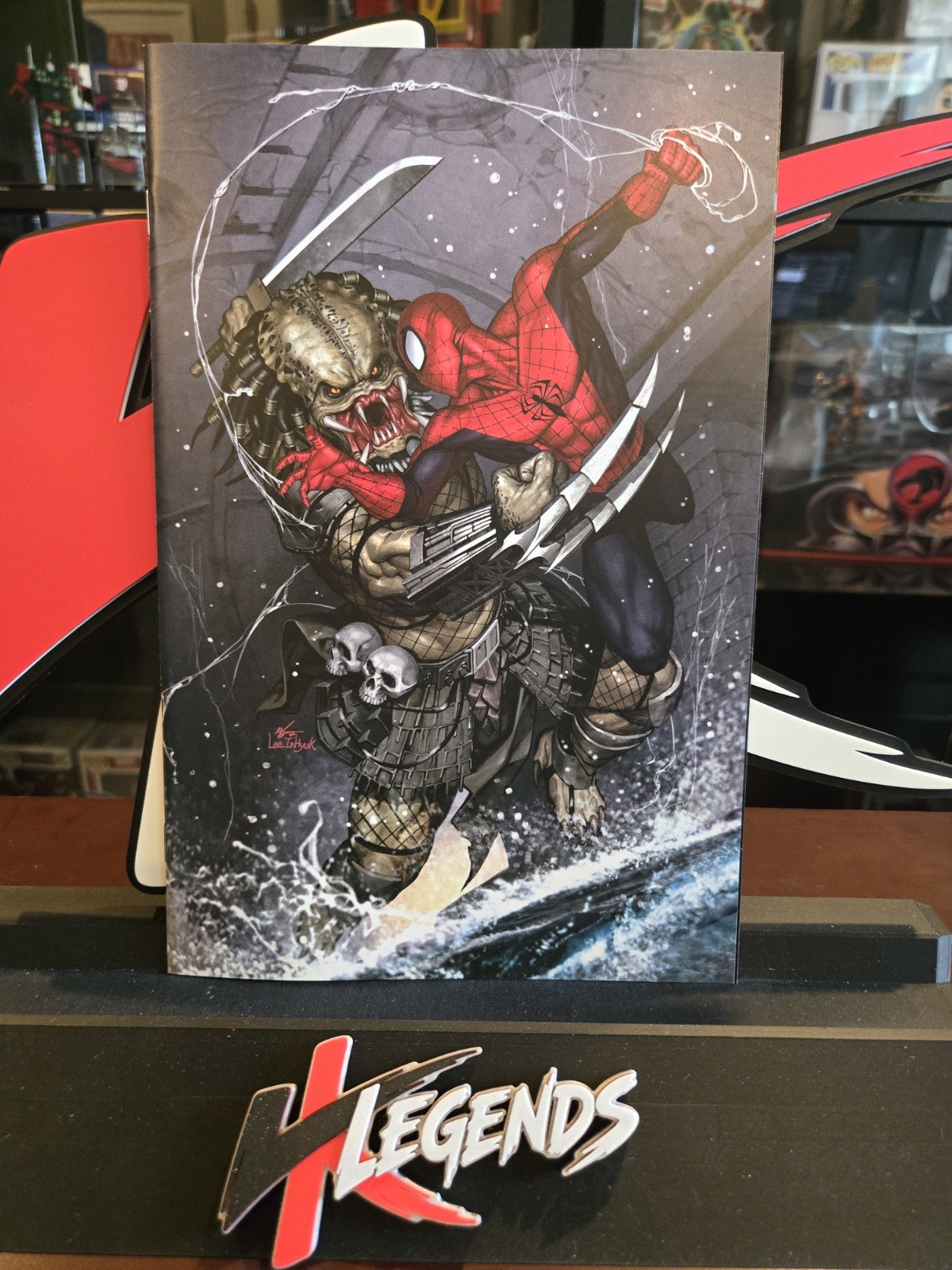 PREDATOR KILLS THE MARVEL UNIVERSE #1 INHYUK LEE 1:25 VIRGIN 2ND PRINT (B03)