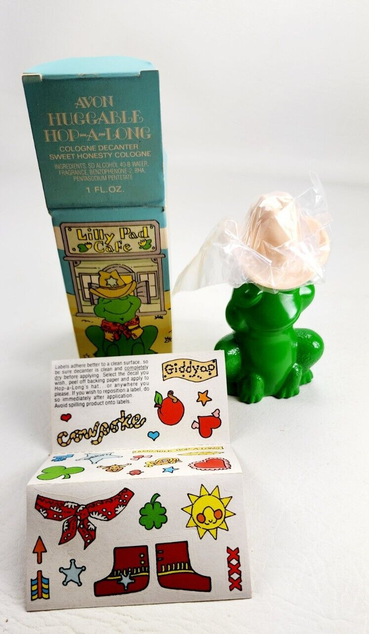 Vintage AVON HUGGABLE HOP-A-LONG SWEET HONESTY COLOGNE 1 fl oz NIB