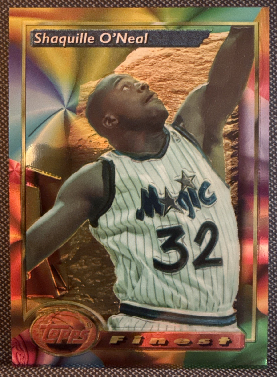 Topps 1993-94 Topps Finest Shaquille O\'Neal #3 Orlando Magic NBA SHARP Topps 1993-94 Topps Finest Shaquille O\'Neal #3 Orlando Magic NBA SHARP
