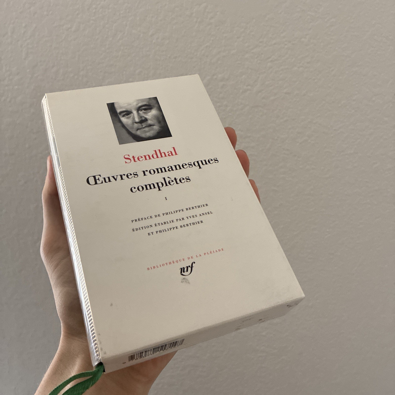 Bibliothèque de la Pléiade  Stendhal Oeuvres Romanesques Completes 1  LA PLEIADE