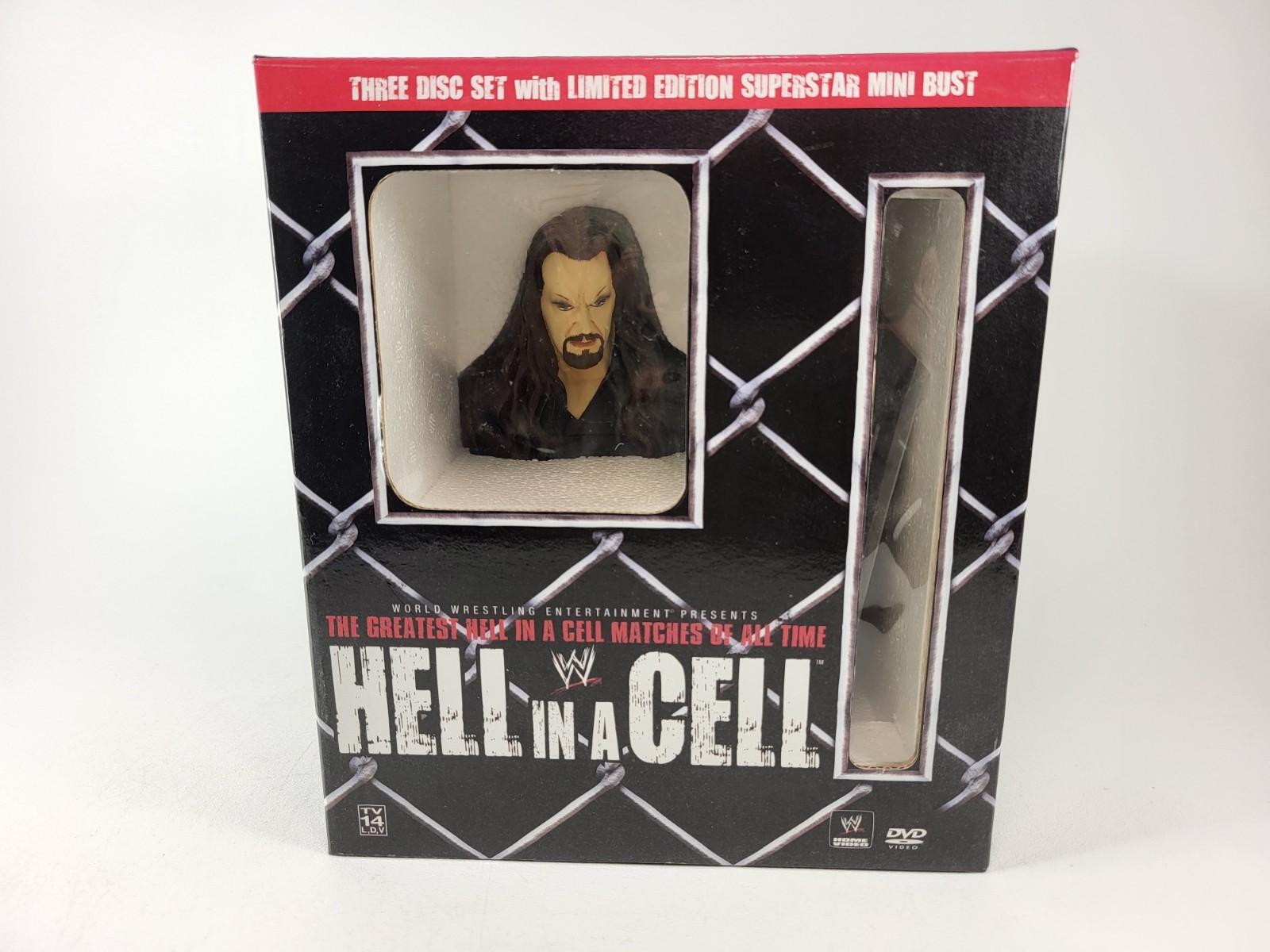 WWE Hell In A Cell FYE exclusive Undertaker mini bust Only No DVD WWE Hell In A Cell FYE exclusive Undertaker mini bust Only No DVD