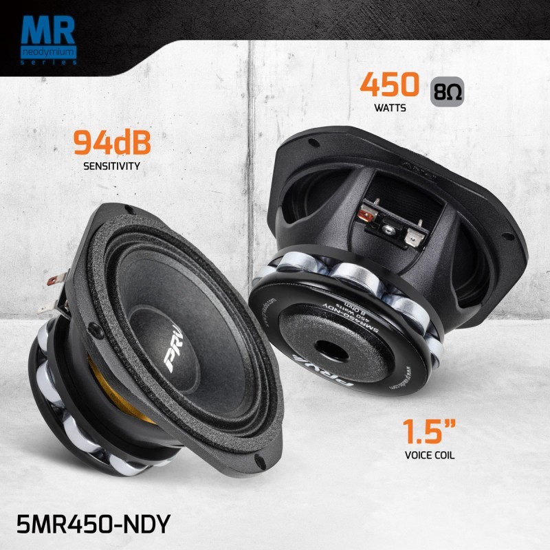 2x PRV Audio 5MR450-NDY-4 5\
