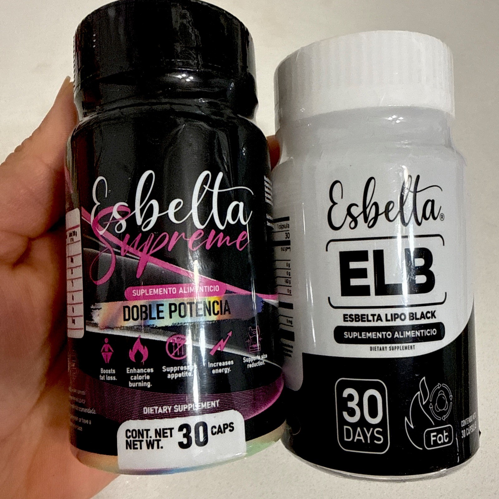 ESBELTA SUPREME AND ELB Lipo Black DUO