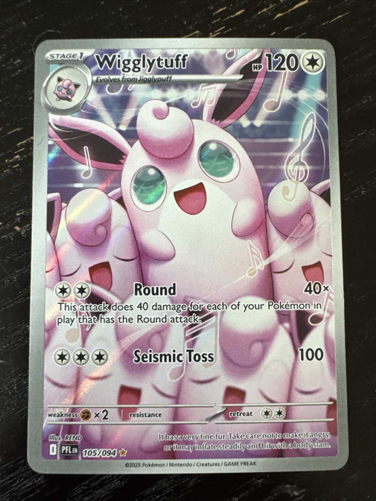 Pokemon Phantasmal Flames PFL EN Wigglytuff - 105/094 B Pokemon Phantasmal Flames PFL EN Wigglytuff - 105/094 B