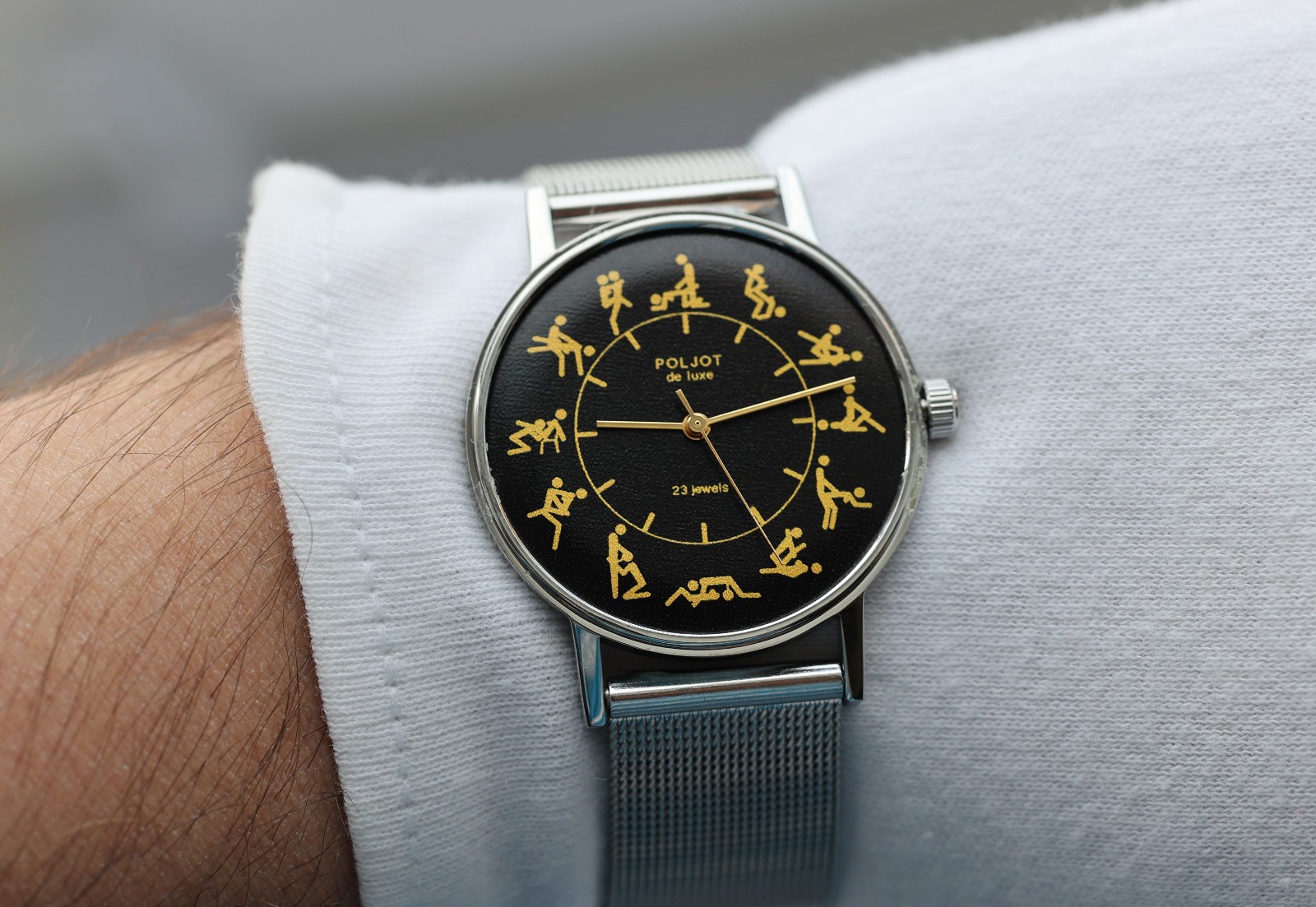 Wrist Watch POLJOT KAMASUTRA Ultra Slim / Soviet Mechanical movement USSR