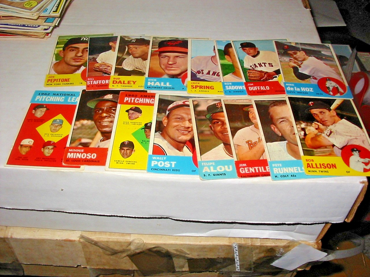 1963 Topps 16 Card High Value Lot 3hofs,3yanks,5stars,5highs, Drysdale,Minoso+++ 1963 Topps 16 Card High Value Lot 3hofs,3yanks,5stars,5highs, Drysdale,Minoso+++
