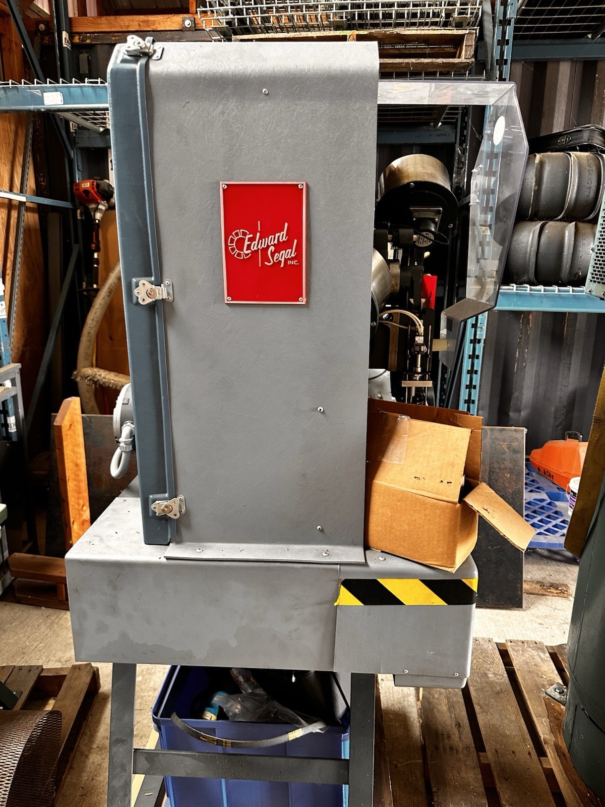 Edward Segal 83gw Grommet Machine Set Up Currently For 1/4” Grommets