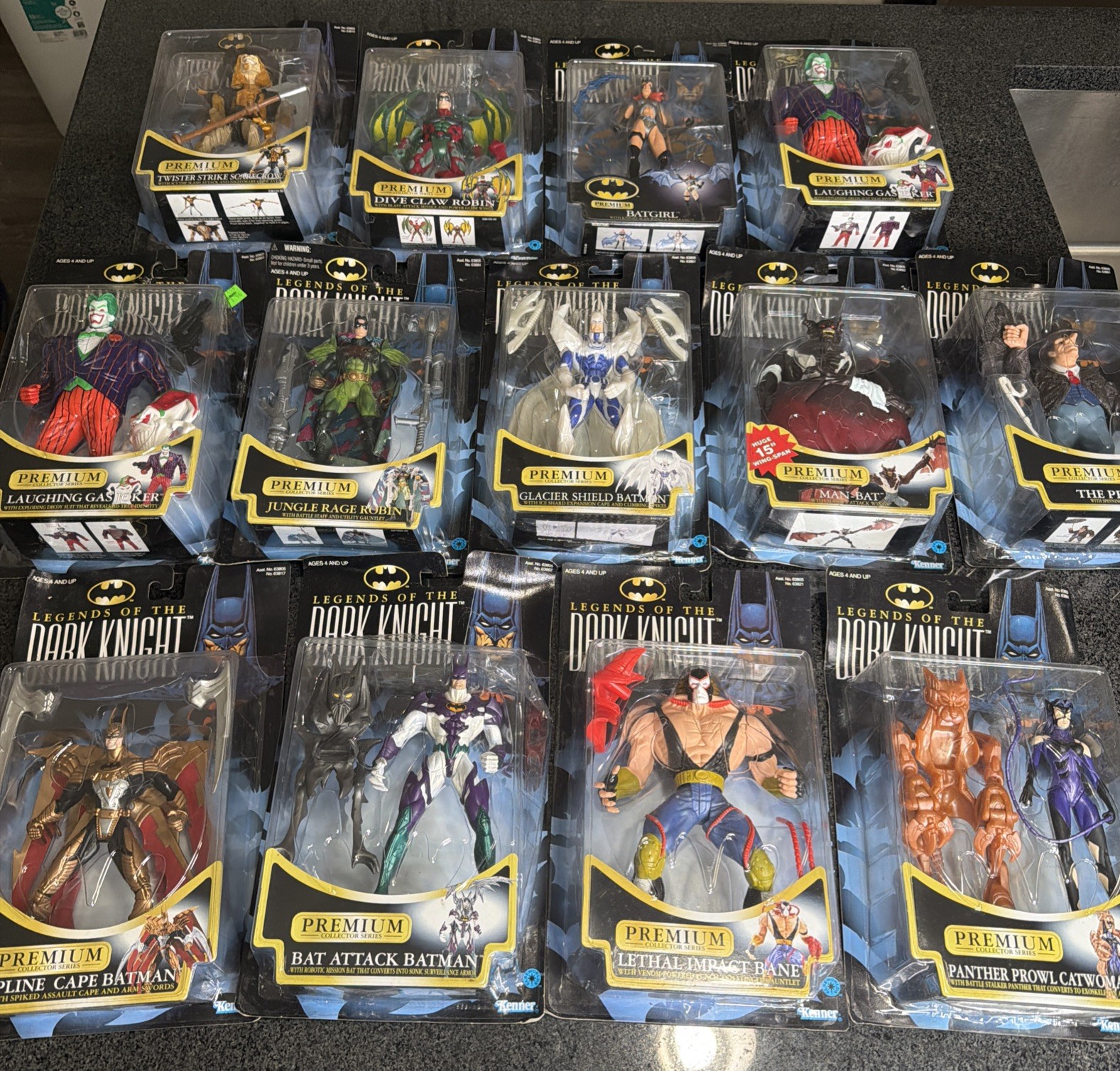 Kenner Legends Of The Dark Knight Lot of 13 Action Figures