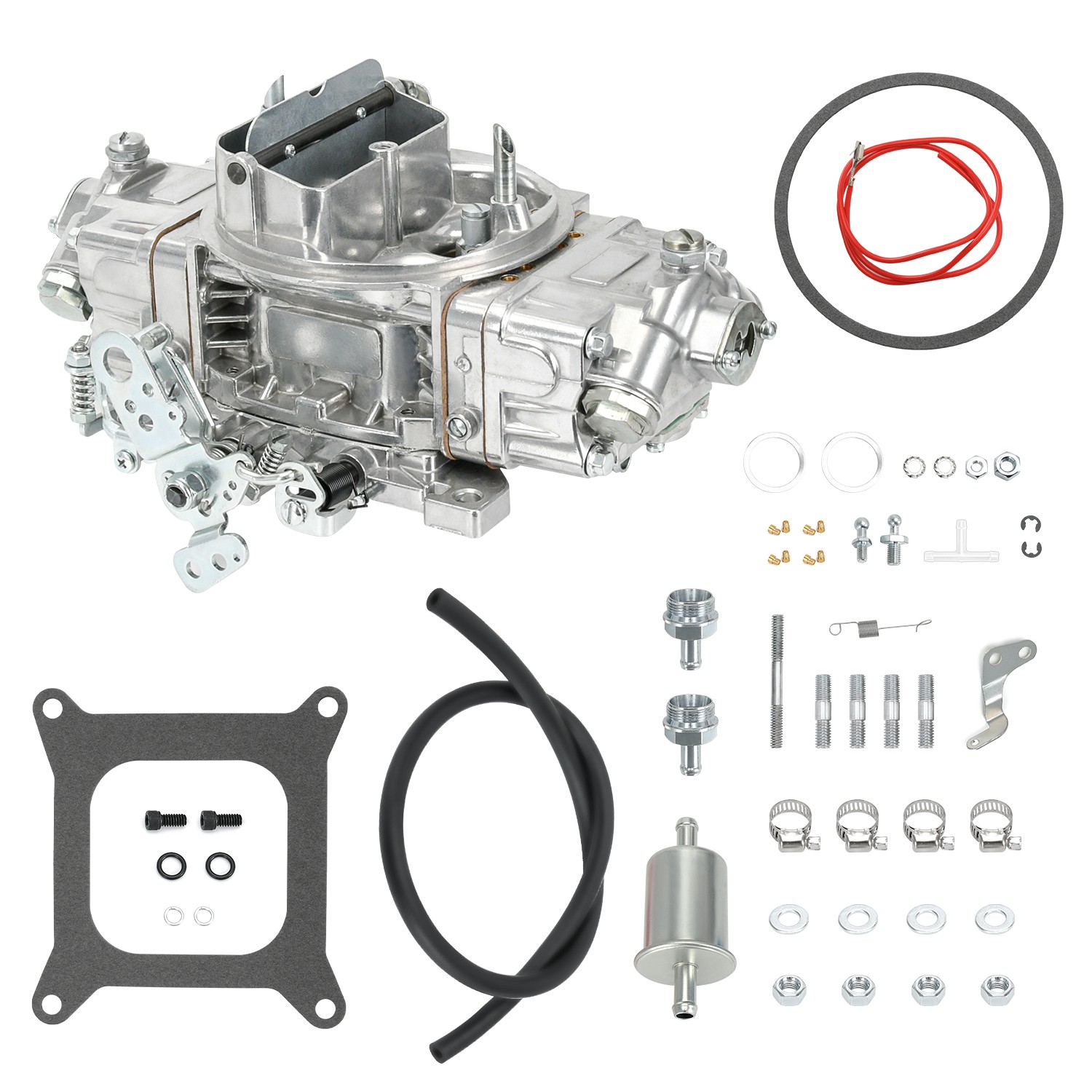 Carburetor For 4150 Brawler 4 Barrel 650 CFM Double-Pumper Electric Choke