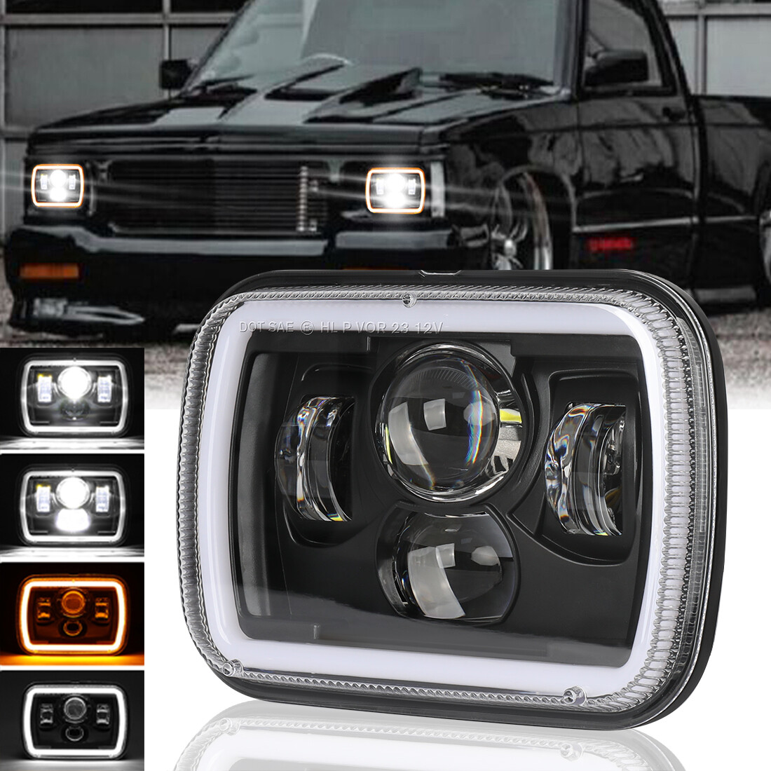 Fit Chevy S10 Pickup 1982-1993 5x7 7x6