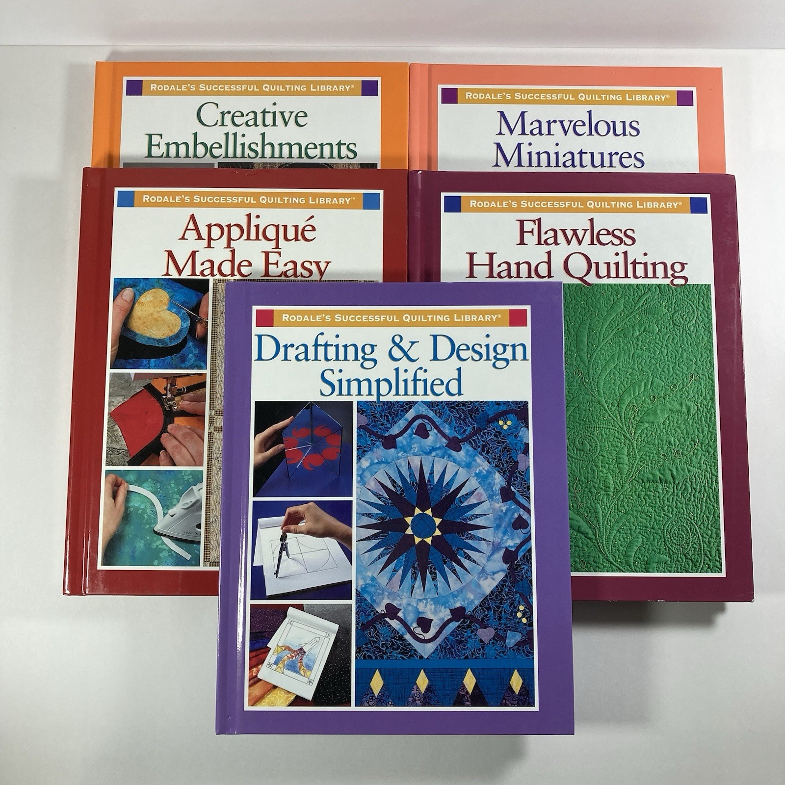 Lot of 5 Rodale’s Successful Quilting Library Books Hand Quilt Design Applique Lot of 5 Rodale’s Successful Quilting Library Books Hand Quilt Design Applique