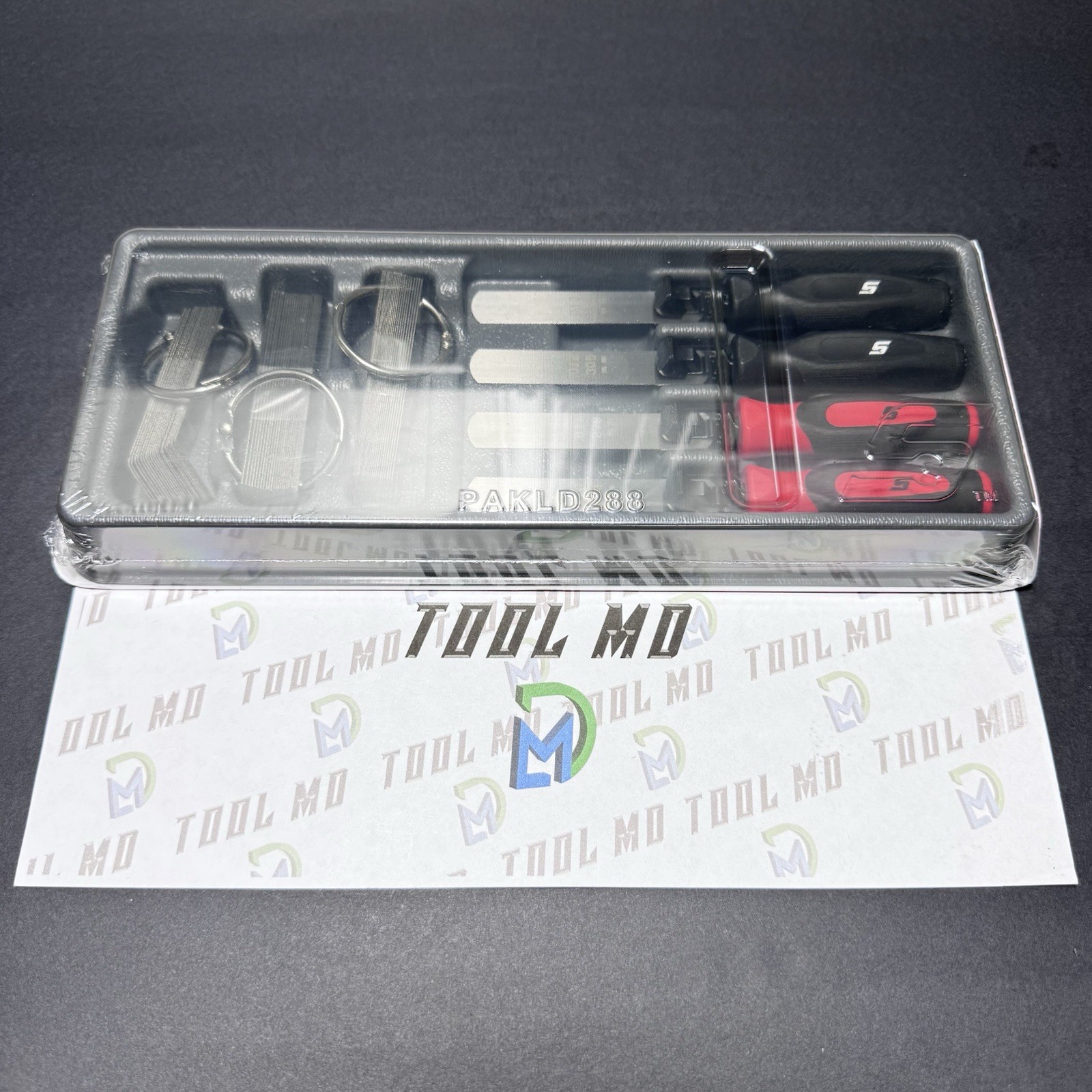 Snap-on Tools USA NEW RED & BLACK Interchangeable Feeler Gage Blade Set FB336RNB