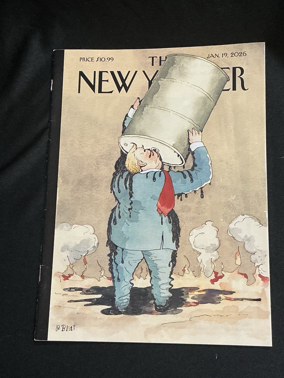 The New Yorker Magazine Jan 19, 2026 Barry Blitt Trump Oil Cover Marco Rubio The New Yorker Magazine Jan 19, 2026 Barry Blitt Trump Oil Cover Marco Rubio
