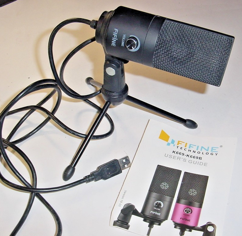 FIFINE TECHNOLOGY USB MICROPHONE MIC K669 FIFINE TECHNOLOGY USB MICROPHONE MIC K669