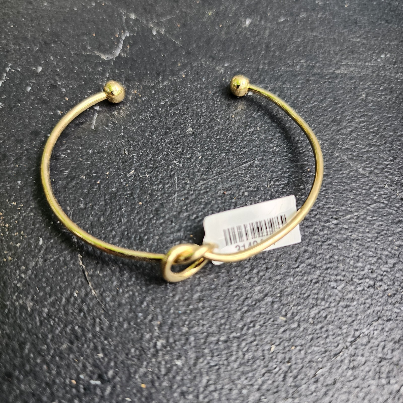 Bohemian Round Knot Cuff Bangle Gold Tone Bracelet