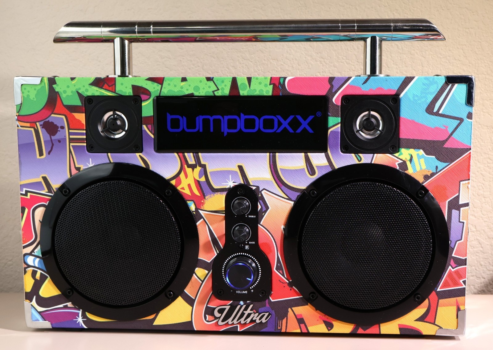 Bumpboxx Ultra NYC Graffiti Retro Bluetooth & FM Radio 140W BOOMBOX - BBULNYC
