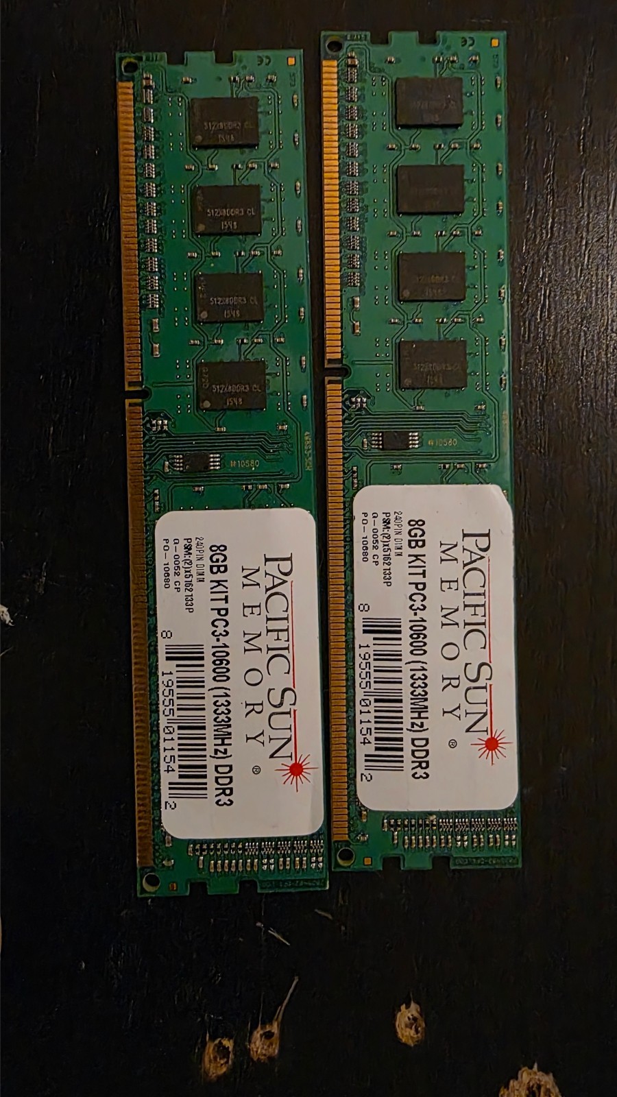 Pacific Sun 8GB Kit (2x4GB) DDR3 1333MHz PC3-10600 Desktop RAM DIMM