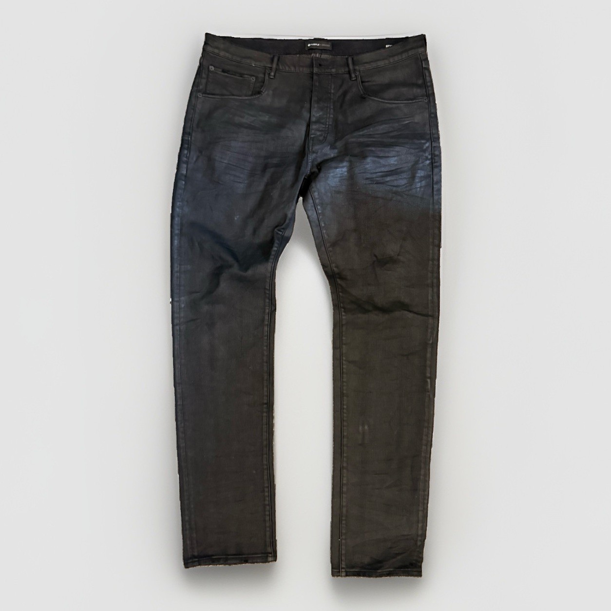 Purple Brand P001 Black Oil Spill Slim Fit Jeans 38x34 Purple Brand P001 Black Oil Spill Slim Fit Jeans 38x34