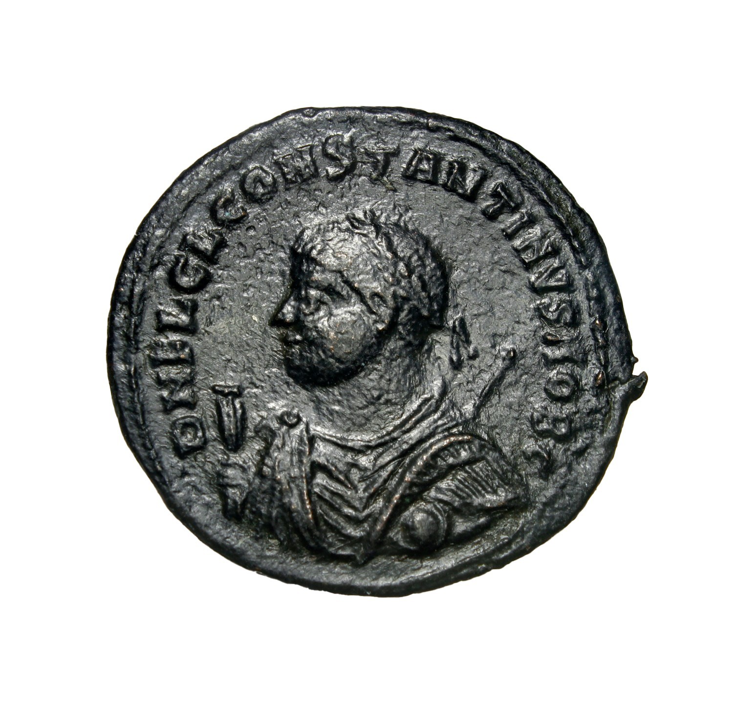 Roman Imperial Constantine II, as Caesar, Æ Nummus. Alexandria, AD 317 Jupiter Roman Imperial Constantine II, as Caesar, Æ Nummus. Alexandria, AD 317 Jupiter