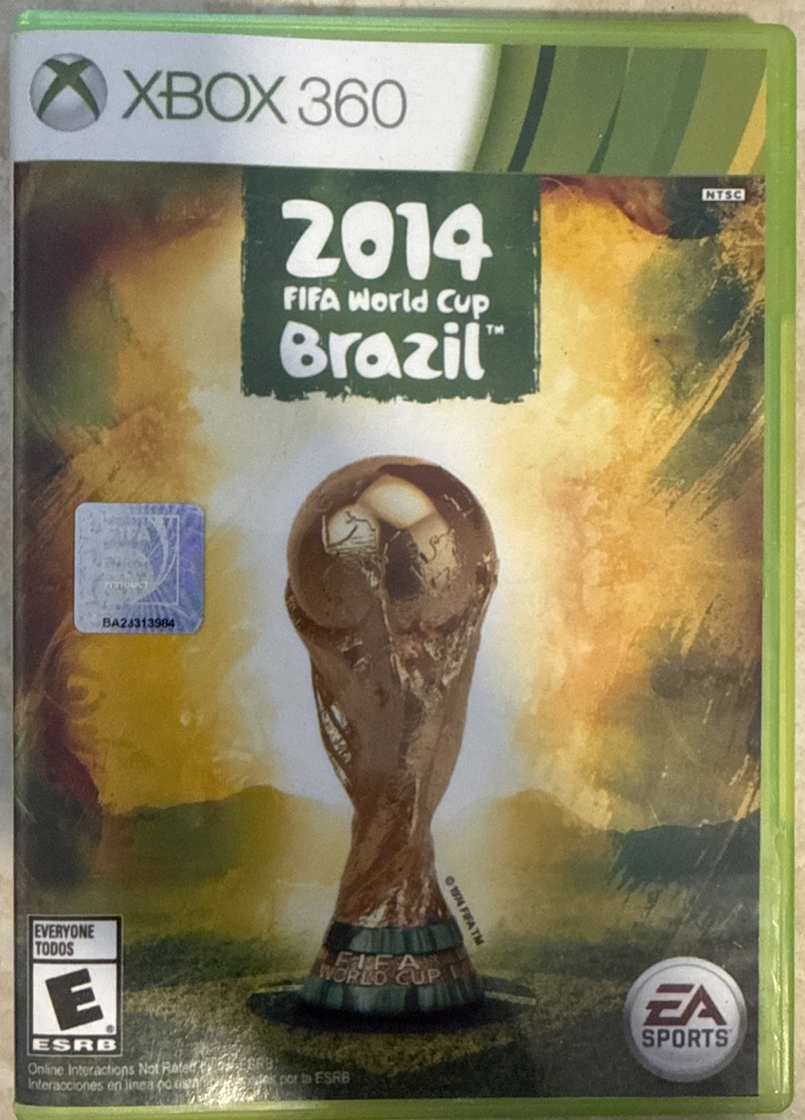 2014 FIFA World Cup Brazil (Microsoft Xbox 360, 2014) / Tested / No Manual