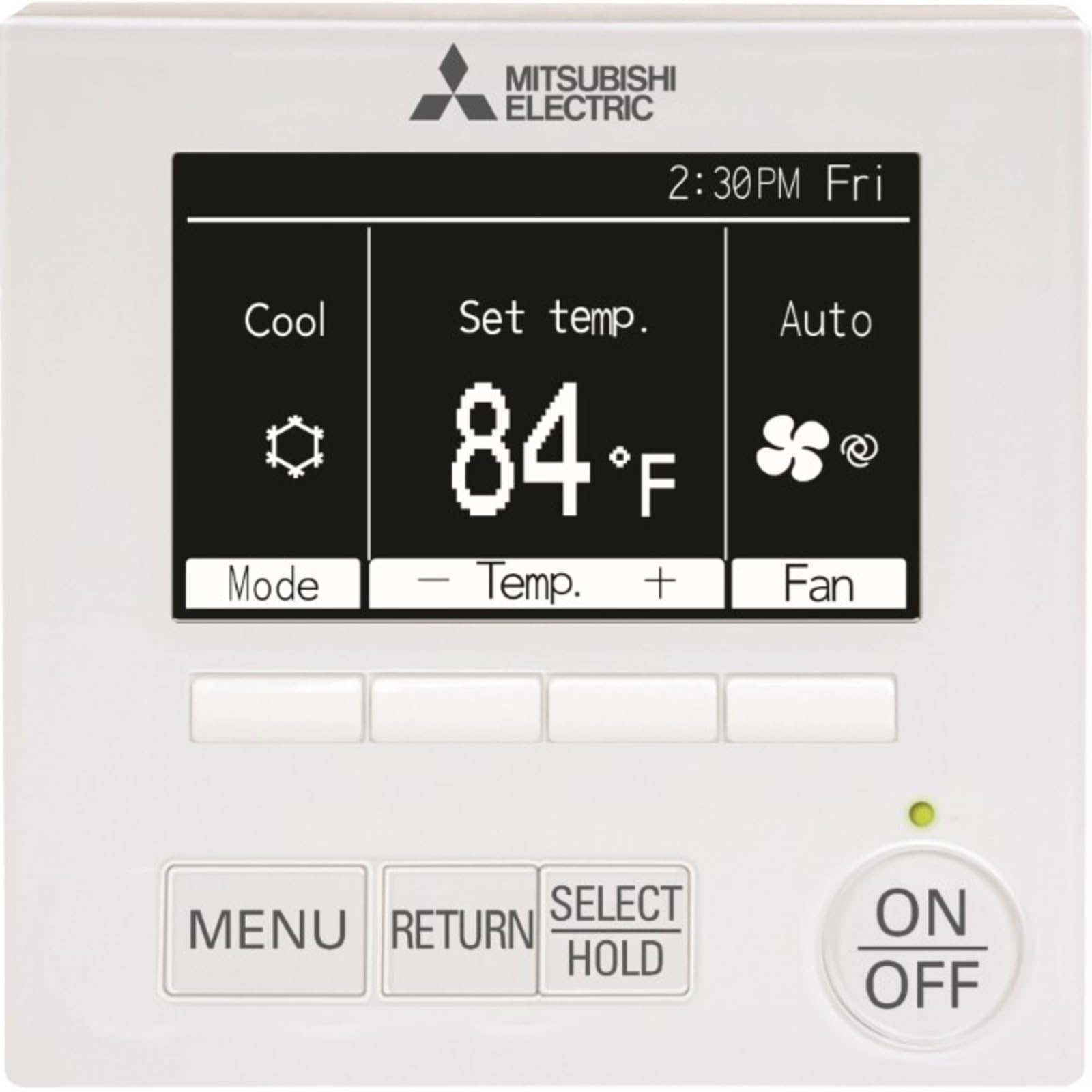 Mitsubishi Electric Thermostat Controller Touchscreen PAR-42MAAUB Mitsubishi Electric Thermostat Controller Touchscreen PAR-42MAAUB